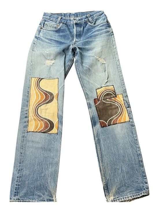 Levi's Other - Vintage Levi’s 501 button fly medium/light wash straight leg jeans 27 x 30  USA